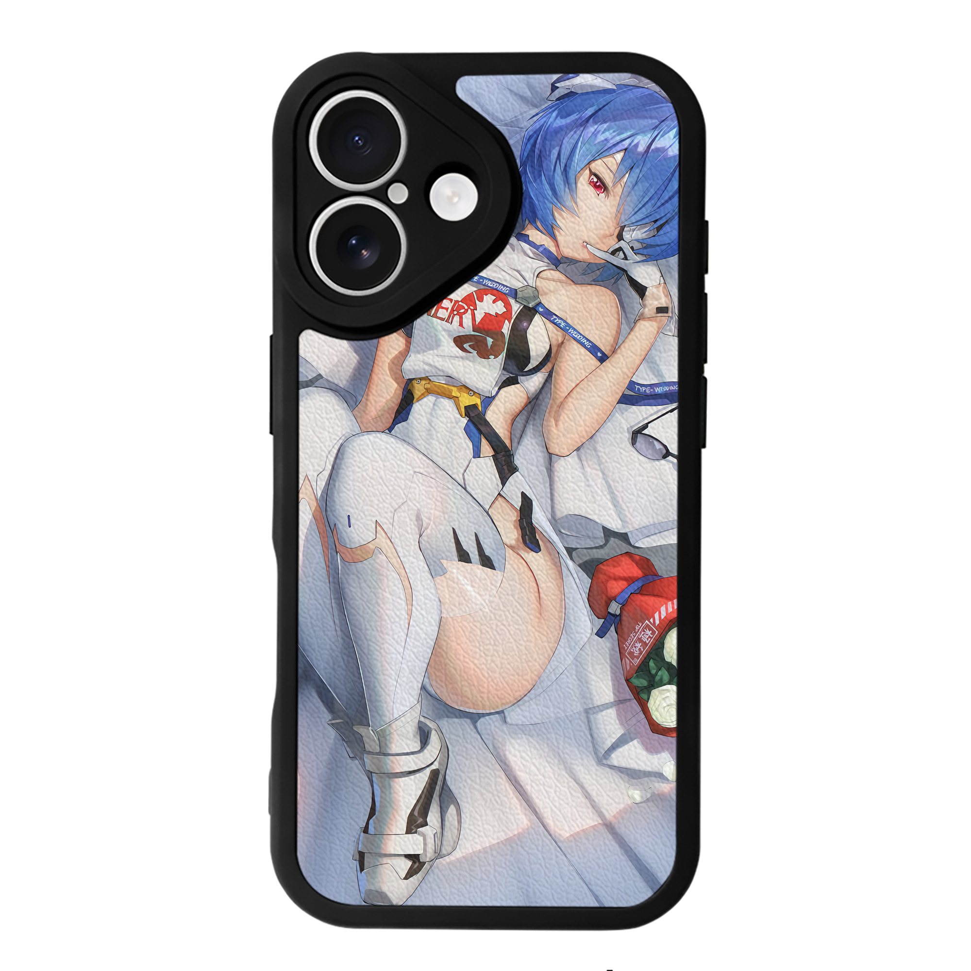 （画像用） EVA 新世紀エヴァンゲリオン 【iPhone 16シリーズ対応】シリコンスマホケース（レザー調） 材質：シリコン